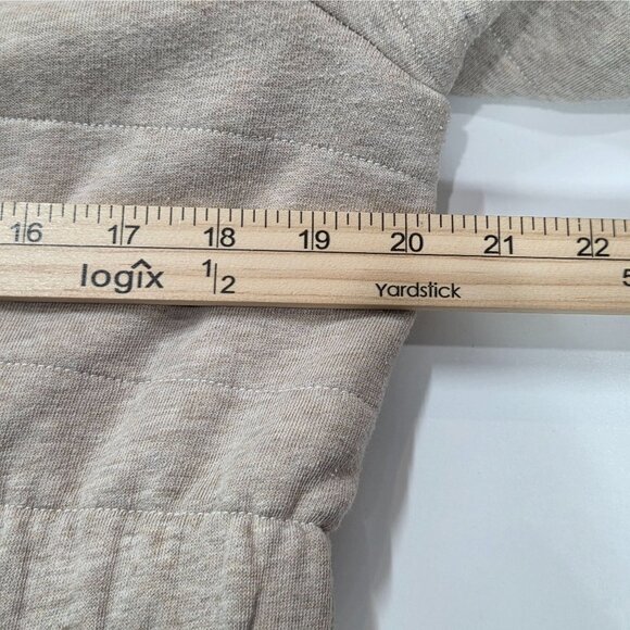 North Face Jacket Womens XL Beige Caroluna II Hooded Sherpa Fleece Lined Coat - Picture 10 of 11